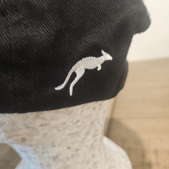 Australian Body Works Atlanta Georgia Baseball Hat Cap Black White Kangaroo - Picture 3 of 8